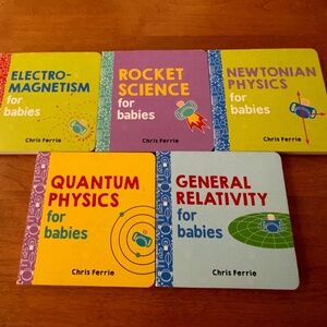 Science & Math Board Books for babies by Chris Ferrie Baby University